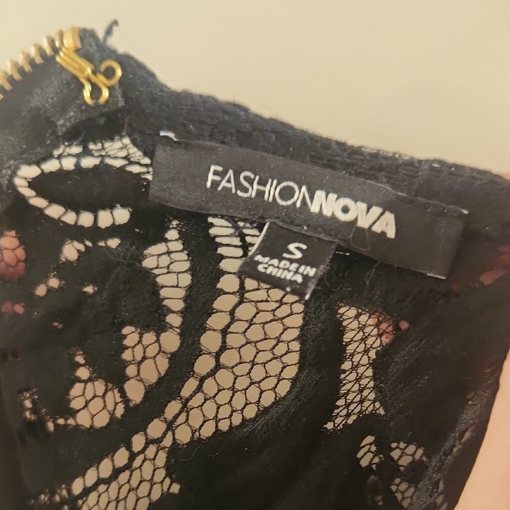 Chic Black Lace Jumpsuit - Picture 7 of 7